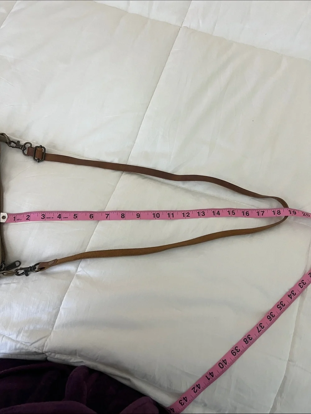 Sugarboo&Co. Disney Canvas and Leather Crossbody Bag in Tan and Brown